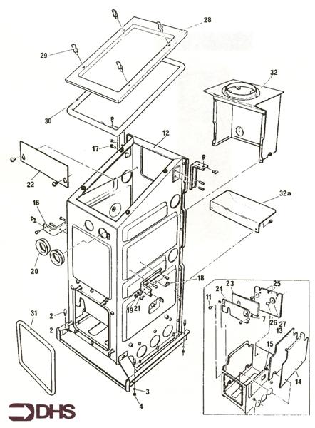 Exploded Diagram for BOX COMBUSTION