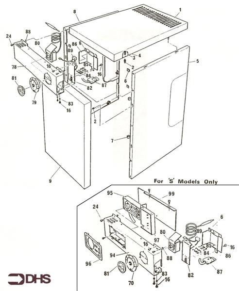 Exploded Diagram for OUTER CASE ASSY
