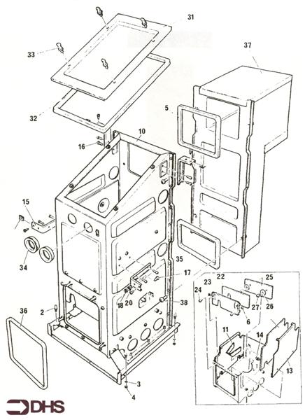 Exploded Diagram for BOX COMBUSTION