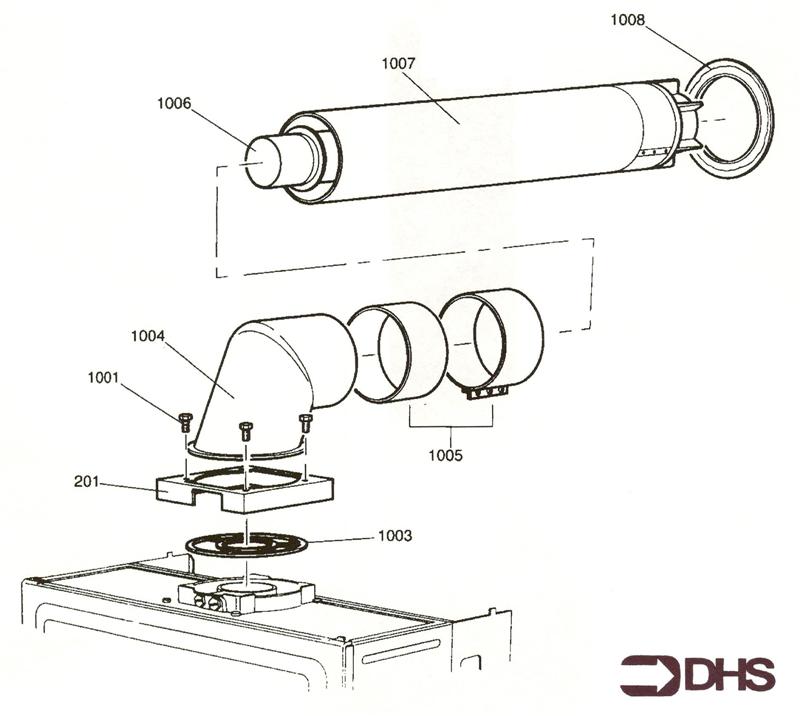 Exploded Diagram for FLUE ASSY