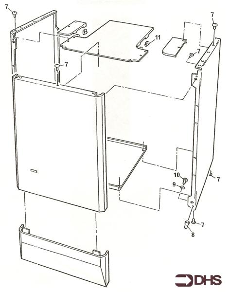 Exploded Diagram for OUTER CASE ASSY
