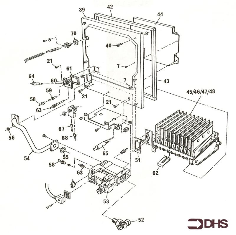 Exploded Diagram for DOOR & CONTROLS