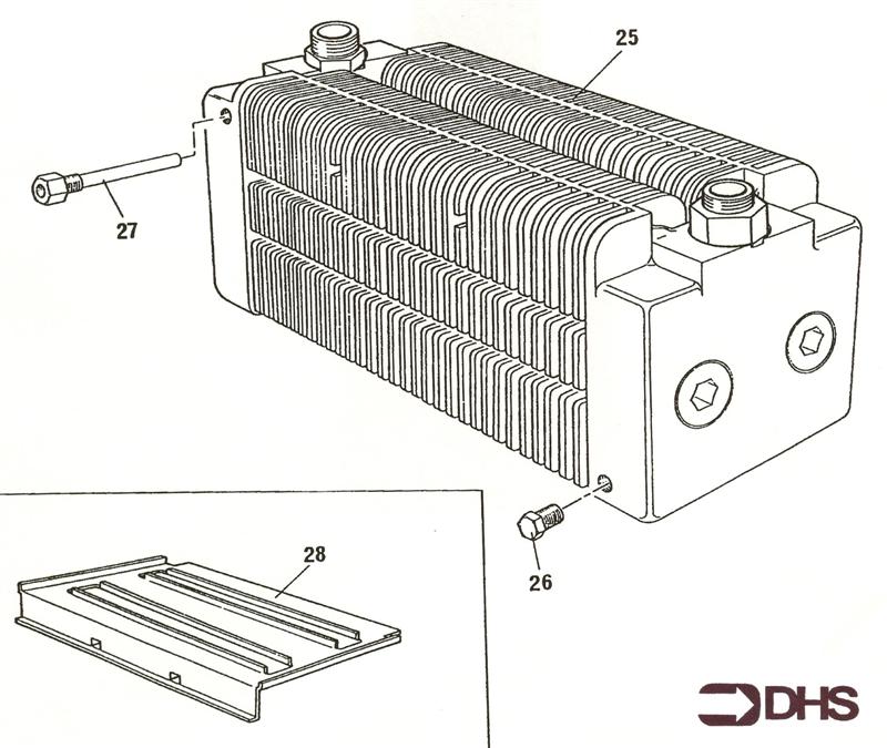 Exploded Diagram for HEAT EXCHANGER