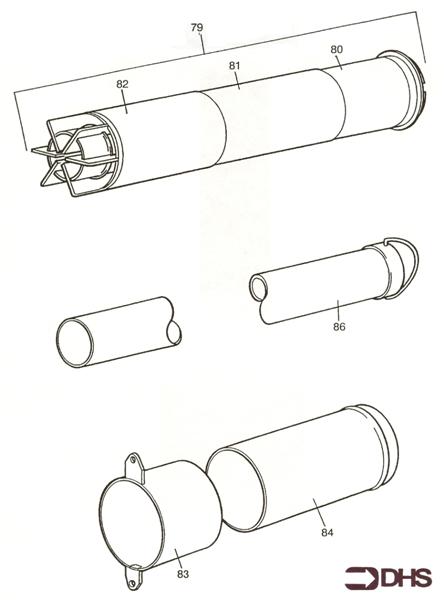 Exploded Diagram for FLUE ASSY