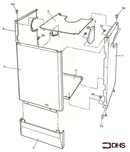 Exploded Diagram for OUTER CASE ASSY