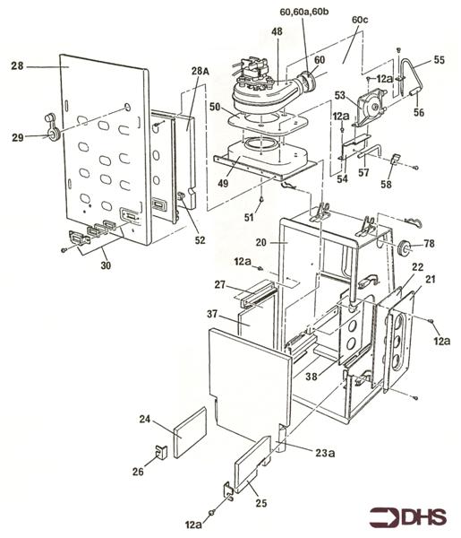 Exploded Diagram for BOX COMBUSTION