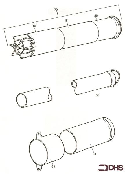 Exploded Diagram for FLUE ASSY