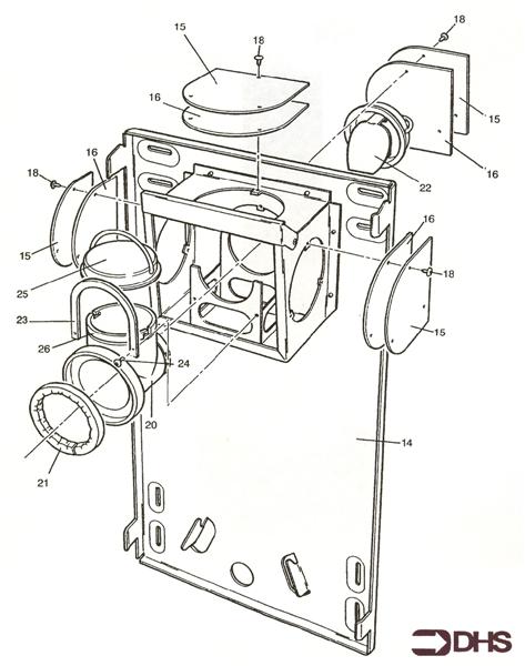Exploded Diagram for BACKPLATE ASSY
