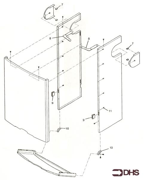 Exploded Diagram for OUTER CASE ASSY