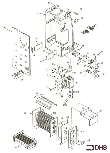 Exploded Diagram for BOX COMBUSTION