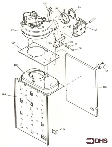 Exploded Diagram for FAN ASSY