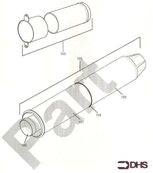 Exploded Diagram for FLUE KIT