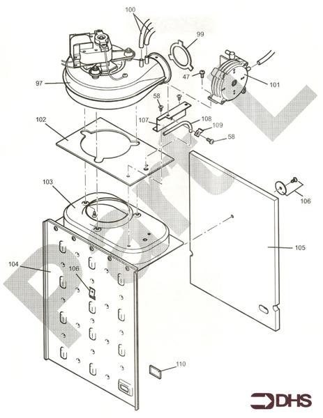 Exploded Diagram for FAN ASSY
