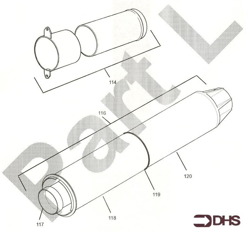 Exploded Diagram for FLUE KIT