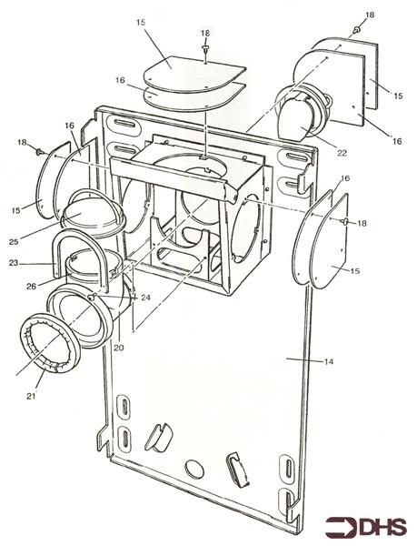Exploded Diagram for BACKPLATE ASSY