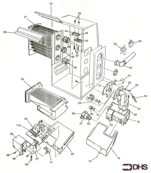 Exploded Diagram for CONTROLS
