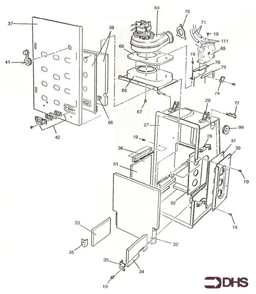 Exploded Diagram for BOX COMBUSTION