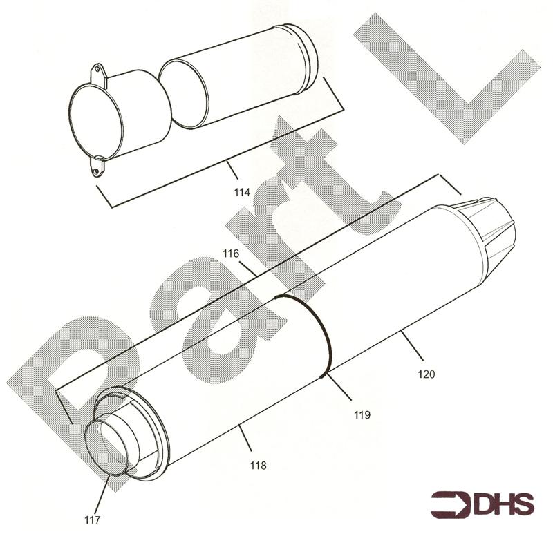 Exploded Diagram for FLUE KIT