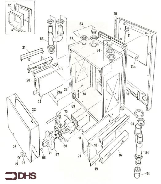 Exploded Diagram for INNER CASING