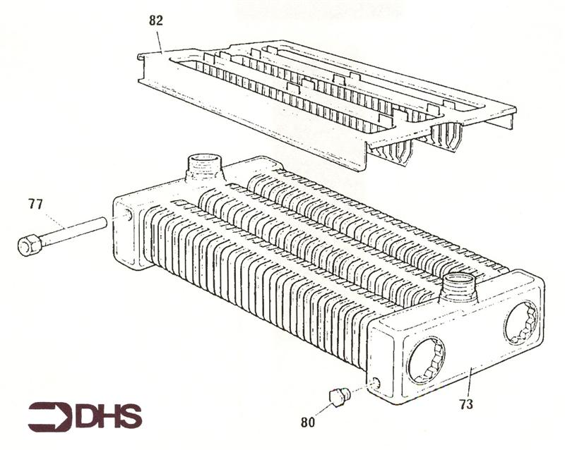 Exploded Diagram for HEAT EXCHANGER