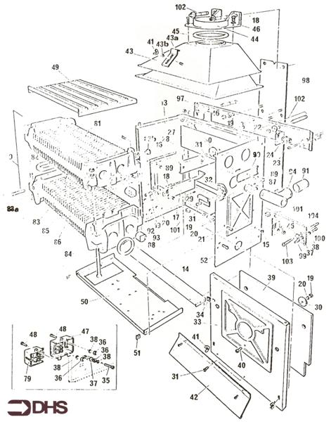 Exploded Diagram for BOILER/BOX COMBUSTION