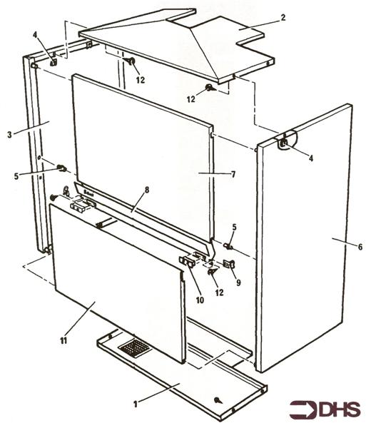 Exploded Diagram for OUTER CASING ASSY