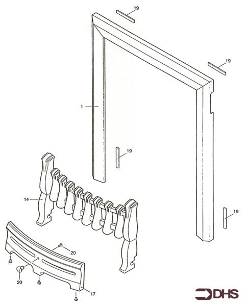 Exploded Diagram for TRIM/FENDER