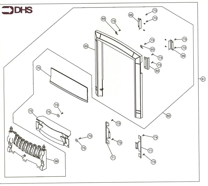 Exploded Diagram for FASCIA DREAM & BOLERO