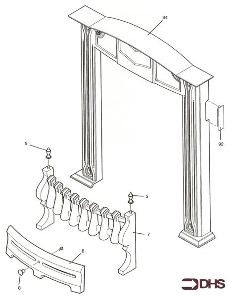 Exploded Diagram for TRIM/FENDER