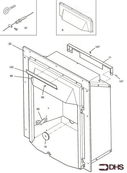 Exploded Diagram for INNERCASE