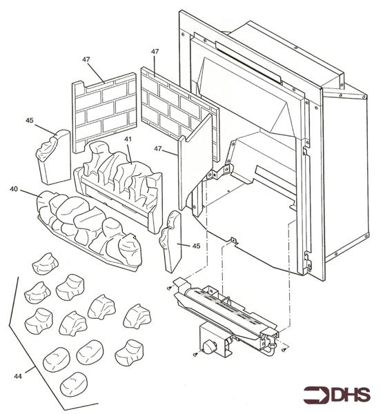 Exploded Diagram for COALS ASSY