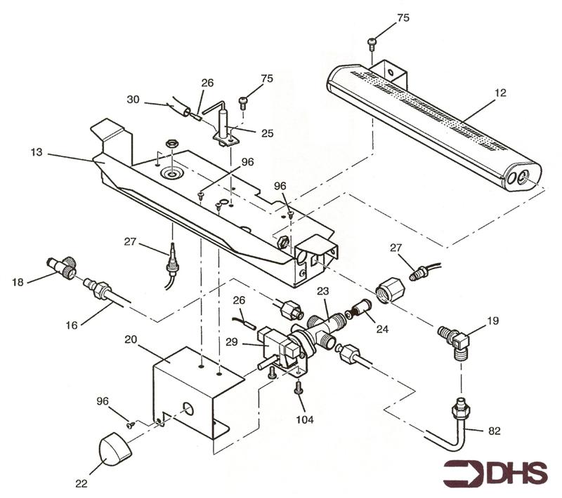 Exploded Diagram for CONTROLS ASSY
