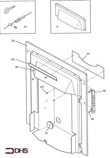 Exploded Diagram for INNERCASE