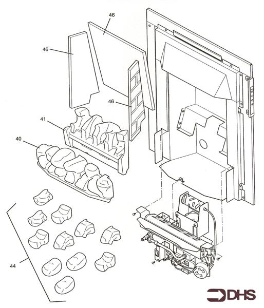 Exploded Diagram for COALS ASSY
