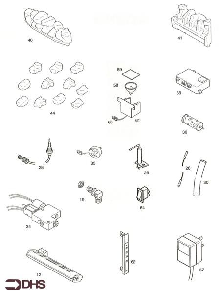 Exploded Diagram for SHORT PARTS LIST