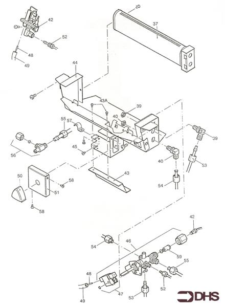 Exploded Diagram for CONTROLS ASSY