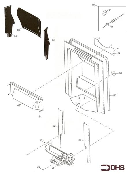 Exploded Diagram for BOX COMBUSTION ASSY