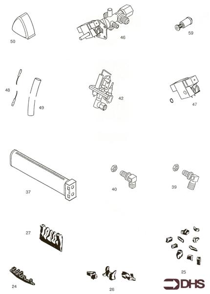 Exploded Diagram for SHORT PARTS LIST