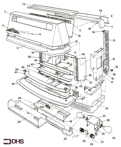 Exploded Diagram for OUTERCASING