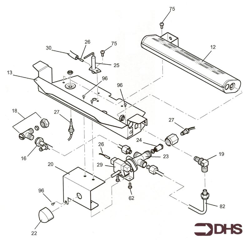 Exploded Diagram for GAS ASSY CLASSIC
