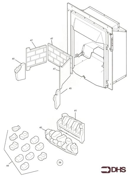 Exploded Diagram for COAL BED CLASSIC - DELUXE
