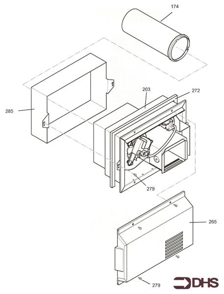 Exploded Diagram for FAN BOX WENTWORTH
