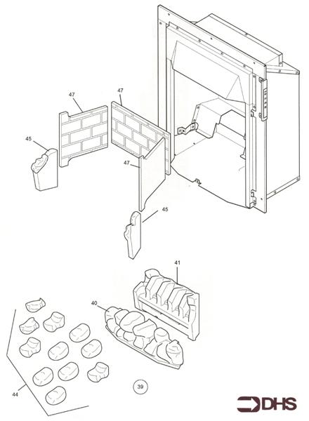 Exploded Diagram for COAL BED CLASSIC & DELUXE