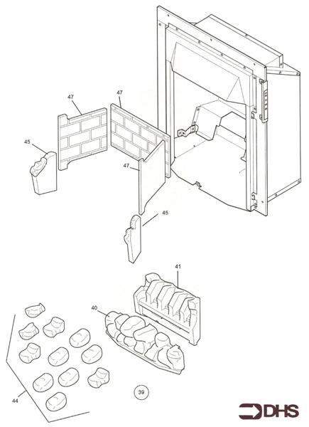 Exploded Diagram for COAL BED CLASSIC & DELUXE