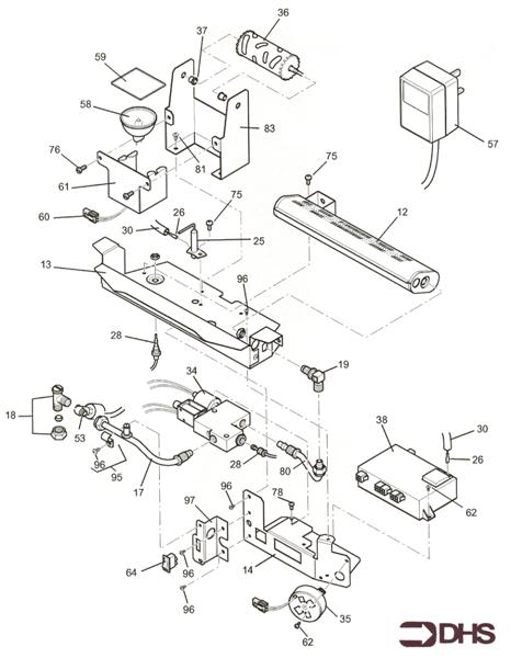 Exploded Diagram for GAS ASSY DELUXE - FF