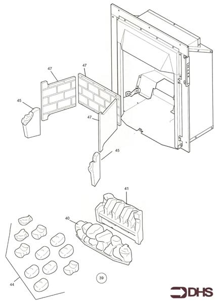 Exploded Diagram for COAL BED CLASSIC & DELUXE