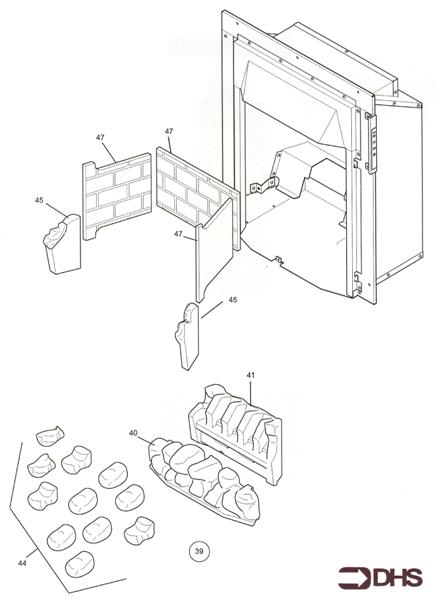 Exploded Diagram for COAL BED CLASSIC & DELUXE