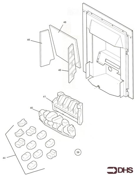 Exploded Diagram for COAL BED PCF - FF