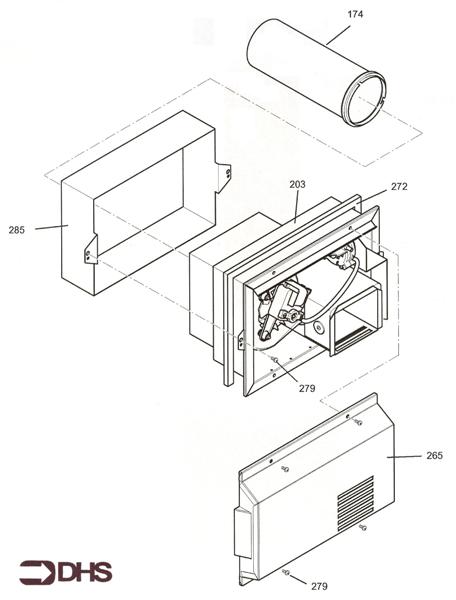 Exploded Diagram for FAN BOX