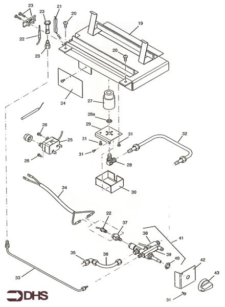 Exploded Diagram for CONTROLS ASSY